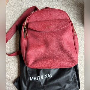 Matt & Nat red Backpack